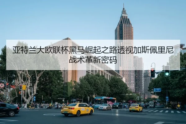 亚特兰大欧联杯黑马崛起之路透视加斯佩里尼战术革新密码