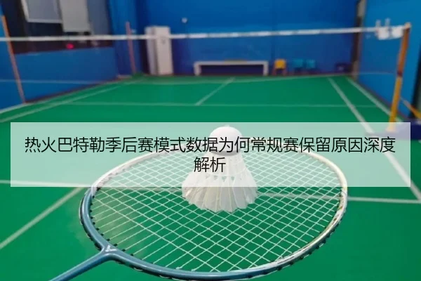 热火巴特勒季后赛模式数据为何常规赛保留原因深度解析